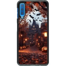 Samsung Galaxy A7 Case Hülle - Halloween 2025 Haunted house
