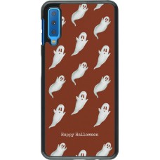 Samsung Galaxy A7 Case Hülle - Halloween 2025 Pattern of ghosts