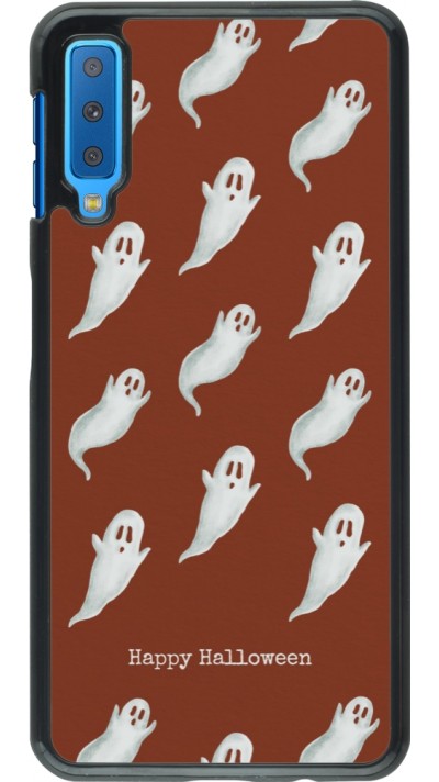 Samsung Galaxy A7 Case Hülle - Halloween 2025 Pattern of ghosts
