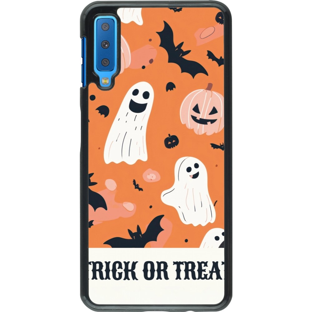 Samsung Galaxy A7 Case Hülle - Halloween 2025 Trick or treat