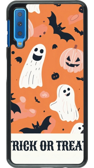 Samsung Galaxy A7 Case Hülle - Halloween 2025 Trick or treat