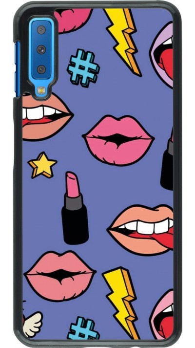 Coque Samsung Galaxy A7 - Lips and lipgloss