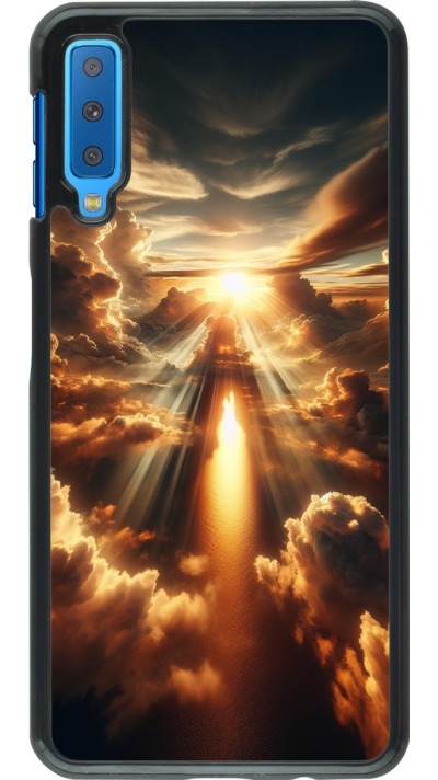 Samsung Galaxy A7 Case Hülle - Himmelsleuchten Zenit