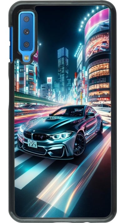 Samsung Galaxy A7 Case Hülle - BMW M4 Tokio Nacht