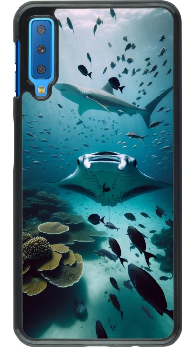 Coque Samsung Galaxy A7 - Manta Lagon Nettoyage