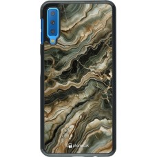 Samsung Galaxy A7 Case Hülle - Oliv Marmor