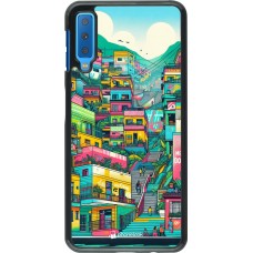 Samsung Galaxy A7 Case Hülle - Medellin Comuna 13 Kunst