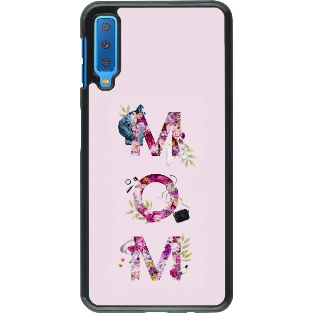 Samsung Galaxy A7 Case Hülle - Mom 2024 girly mom