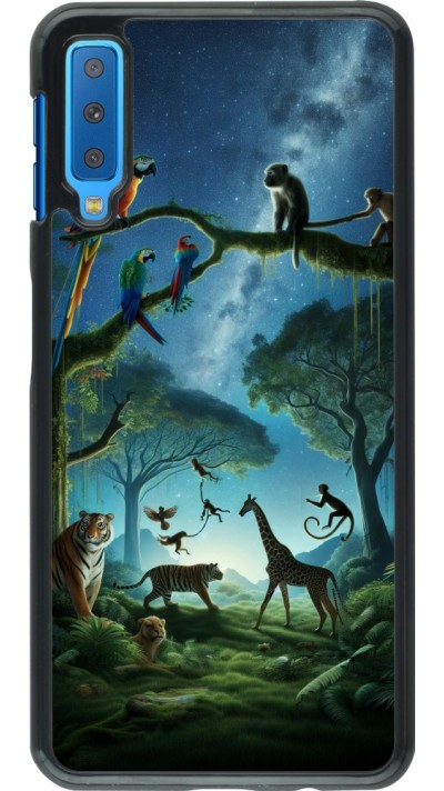 Coque Samsung Galaxy A7 - Paradis des animaux exotiques