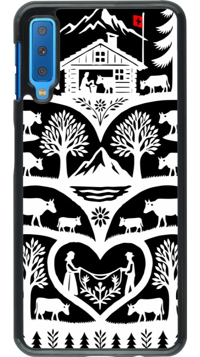 Samsung Galaxy A7 Case Hülle - Poya Schweiz 2 schwarz