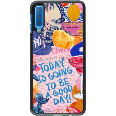 Samsung Galaxy A7 Case Hülle - Preppy Today is Going to be a good day