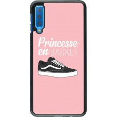 Coque Samsung Galaxy A7 - princesse en basket
