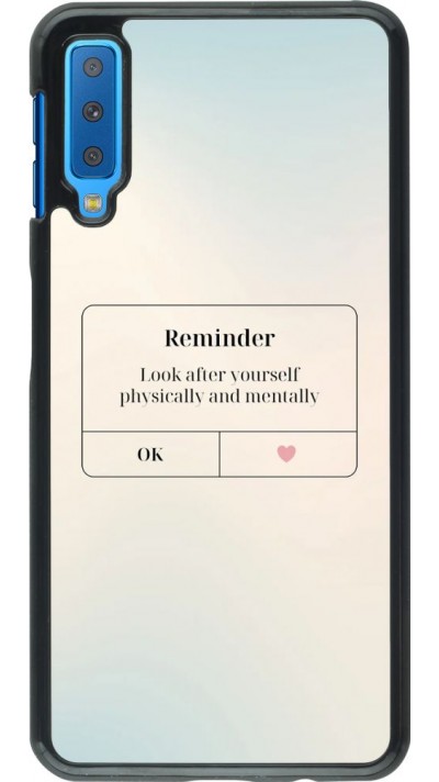Coque Samsung Galaxy A7 - Reminder Look after yourself