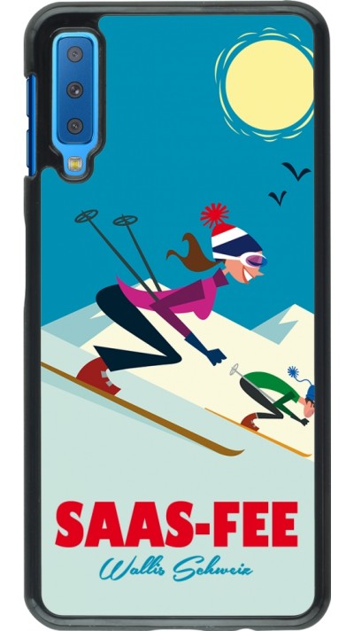 Coque Samsung Galaxy A7 - Saas-Fee Ski Downhill