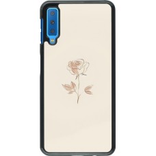 Samsung Galaxy A7 Case Hülle - Rosa Sand Minimalistisch
