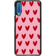 Samsung Galaxy A7 Case Hülle - Saint Valentines Day 26 Pattern heart