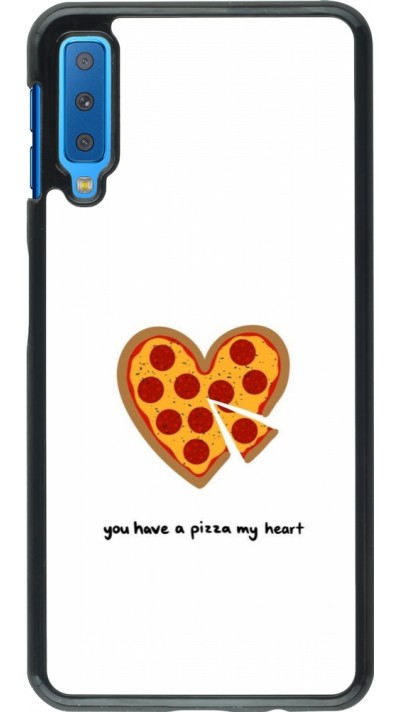 Coque Samsung Galaxy A7 - Saint Valentines Day 26 You have my pizza heart