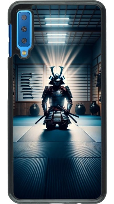 Samsung Galaxy A7 Case Hülle - Samurai im Gebet
