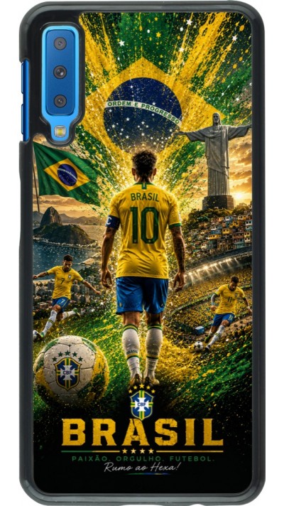 Coque Samsung Galaxy A7 - Football Brésil splash 2026