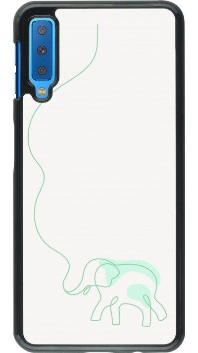 Samsung Galaxy A7 Case Hülle - Spring 23 baby elephant