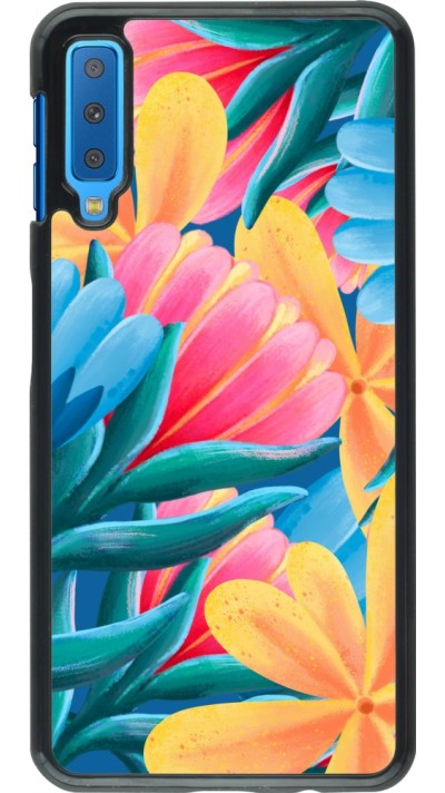 Coque Samsung Galaxy A7 - Spring 23 colorful flowers