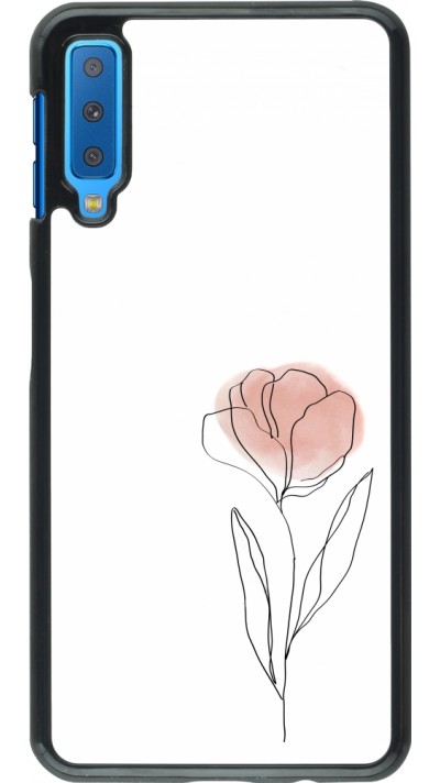Coque Samsung Galaxy A7 - Spring 23 minimalist flower