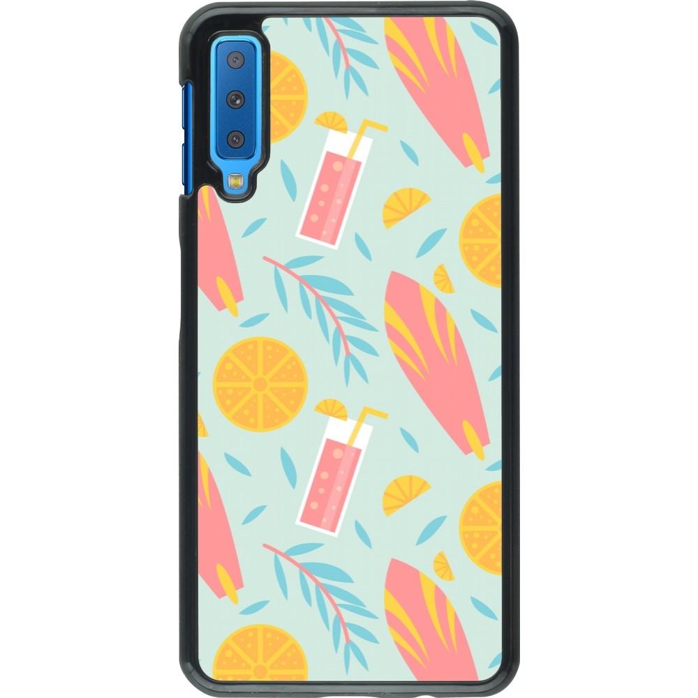 Samsung Galaxy A7 Case Hülle - Summer 2025 Pattern citron