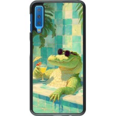 Samsung Galaxy A7 Case Hülle - Crocodile in the swimming pool Summer 2026