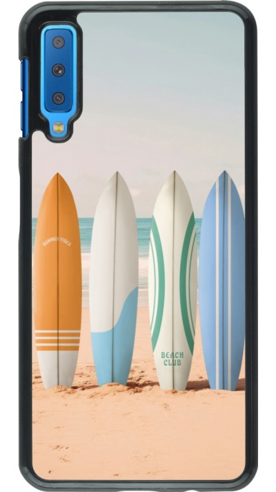 Samsung Galaxy A7 Case Hülle - Summer surfboard 2025