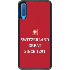Samsung Galaxy A7 Case Hülle - Switzerland Great Since 1291