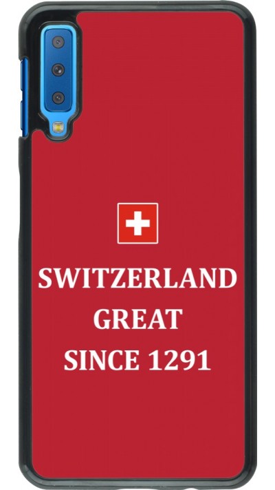 Samsung Galaxy A7 Case Hülle - Switzerland Great Since 1291