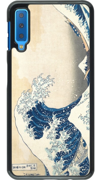 Coque Samsung Galaxy A7 - Tableau art - La Grande Vague de Kanagawa - Hokusai