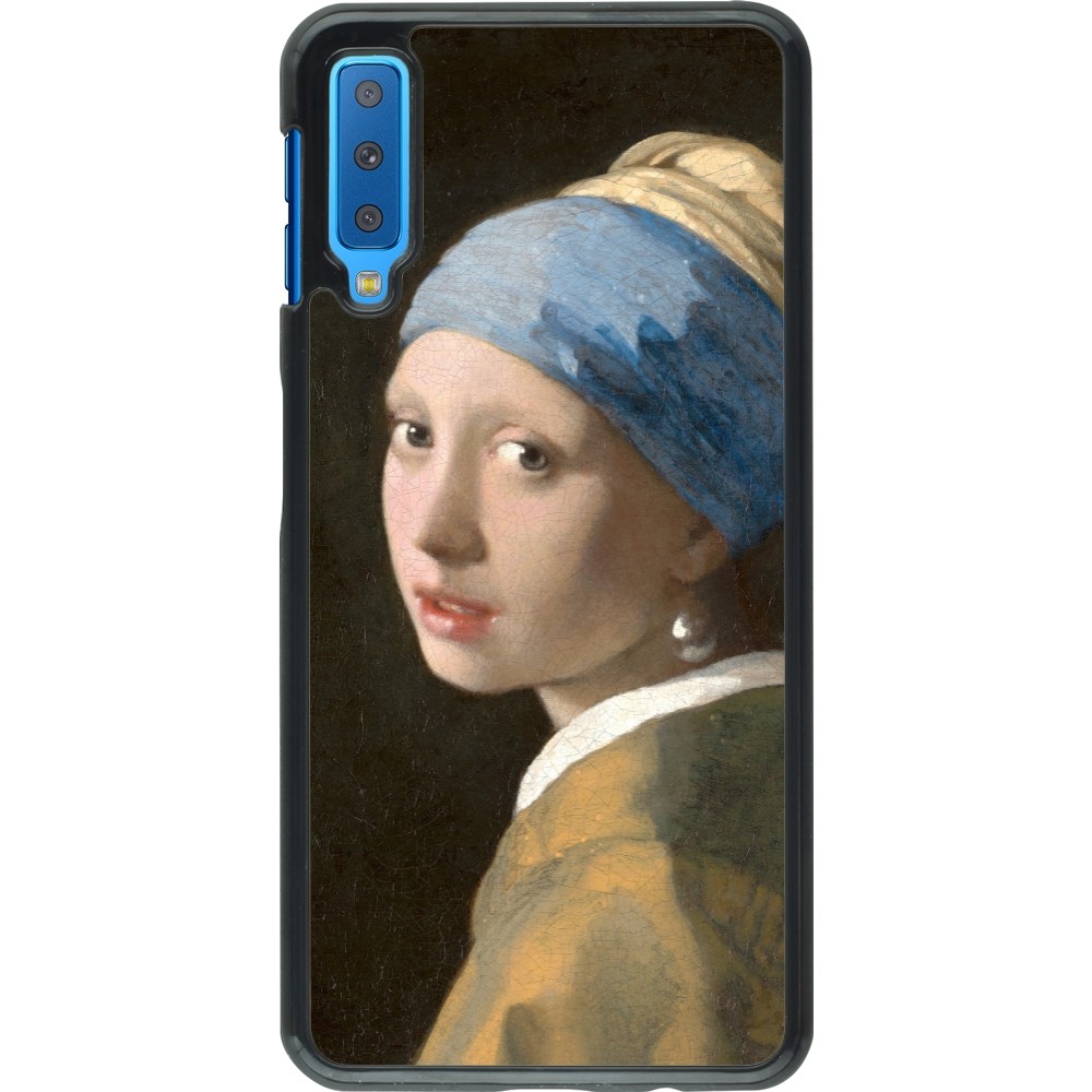 Coque Samsung Galaxy A7 - Tableau art - La Jeune fille à la perle - Johannes Vermeer