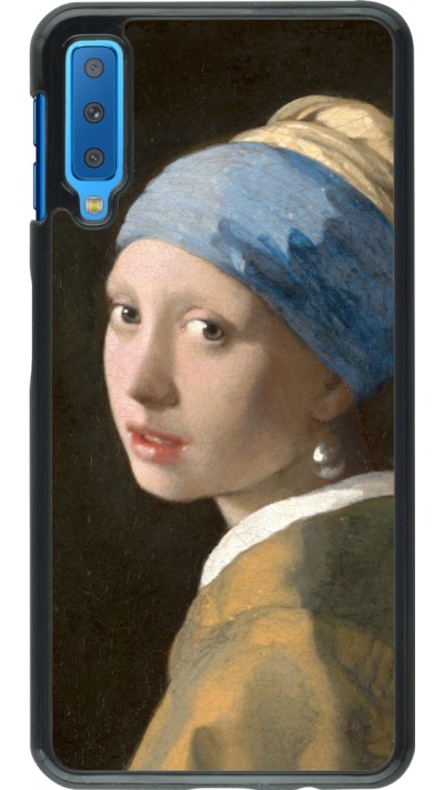 Coque Samsung Galaxy A7 - Tableau art - La Jeune fille à la perle - Johannes Vermeer
