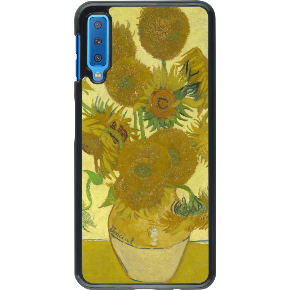 Coque Samsung Galaxy A7 - Tableau art - Les Tournesols - Van Gogh