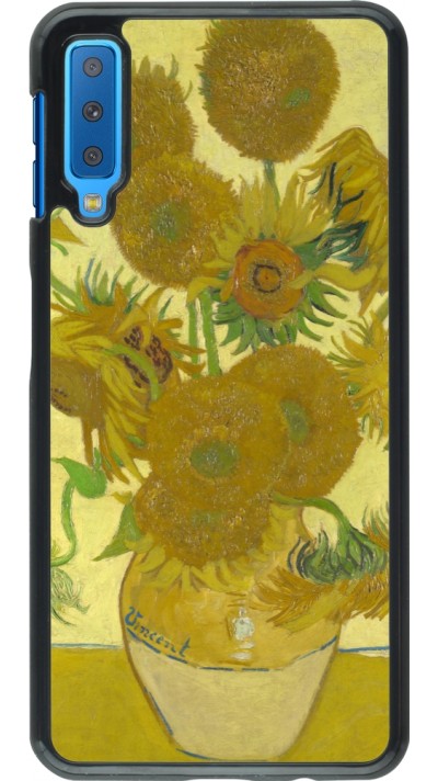 Coque Samsung Galaxy A7 - Tableau art - Les Tournesols - Van Gogh