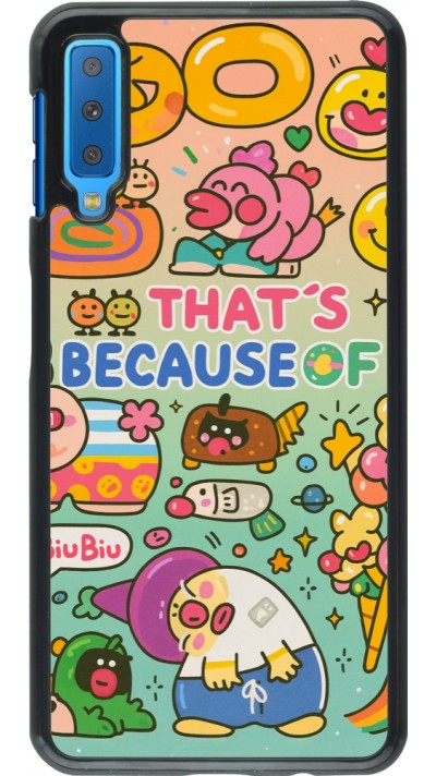 Samsung Galaxy A7 Case Hülle - Thats beacause of