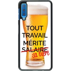 Coque Samsung Galaxy A7 - Tout travail mérite sa bière