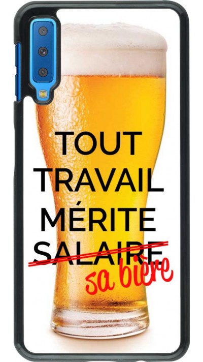 Coque Samsung Galaxy A7 - Tout travail mérite sa bière