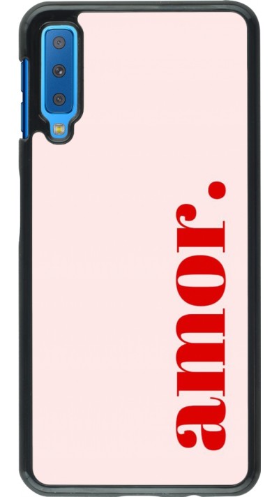 Samsung Galaxy A7 Case Hülle - Valentine 2024 amor