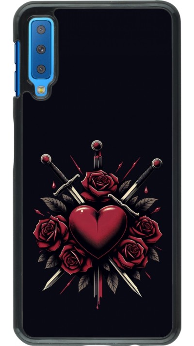 Coque Samsung Galaxy A7 - Valentine 2024 gothic love