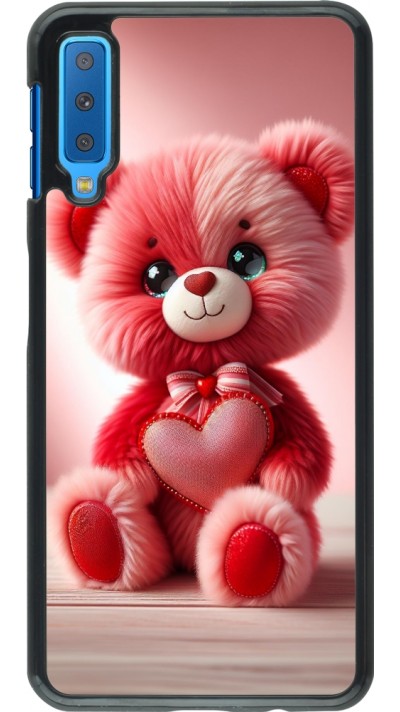 Coque Samsung Galaxy A7 - Valentine 2024 Ourson rose