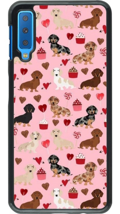 Coque Samsung Galaxy A7 - Valentine 2024 puppy love