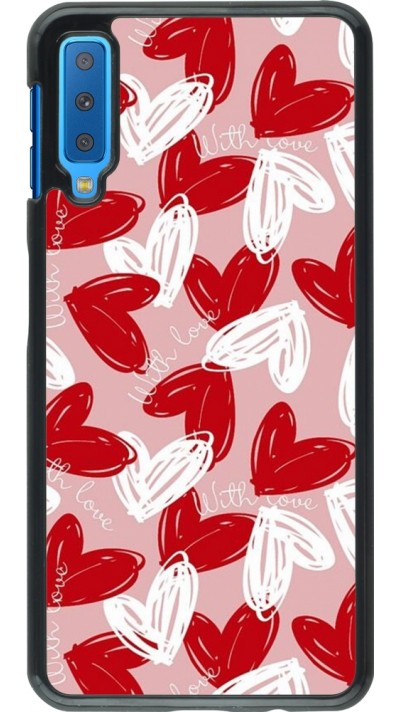 Coque Samsung Galaxy A7 - Valentine 2024 with love heart