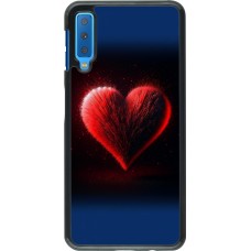 Samsung Galaxy A7 Case Hülle - Valentin 2025 rotes Herz