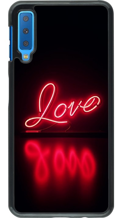 Coque Samsung Galaxy A7 - Valentine 2025 Neon Love