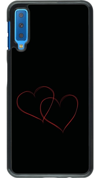 Coque Samsung Galaxy A7 - Valentine 2023 attached heart