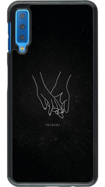 Coque Samsung Galaxy A7 - Valentine 2023 hands forever