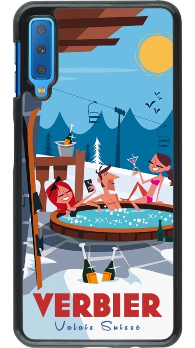 Coque Samsung Galaxy A7 - Verbier Mountain Jacuzzi