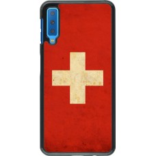Coque Samsung Galaxy A7 - Vintage Flag SWISS